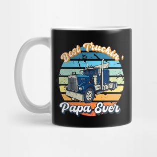 Best Truckin' Papa Ever Funny Gifts Ideas For Father's Day Mug